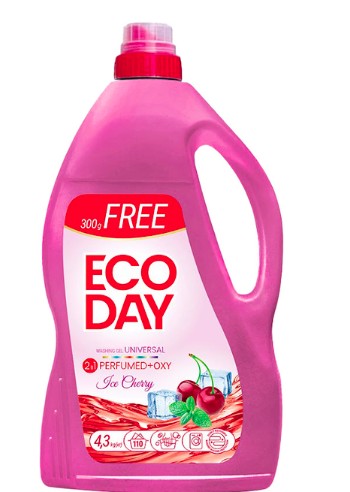 Гель для прання універсальний Oniks Eco Day Ice Cherry 4.3 л